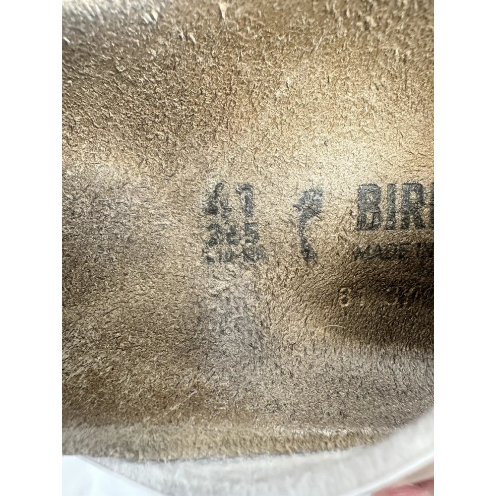 Birkenstock Arizona BiokoFlor Sandal Beige wave size 10 EU size 41 - Picture 8 of 16